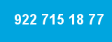 922 715 18 77 922 715 18 77